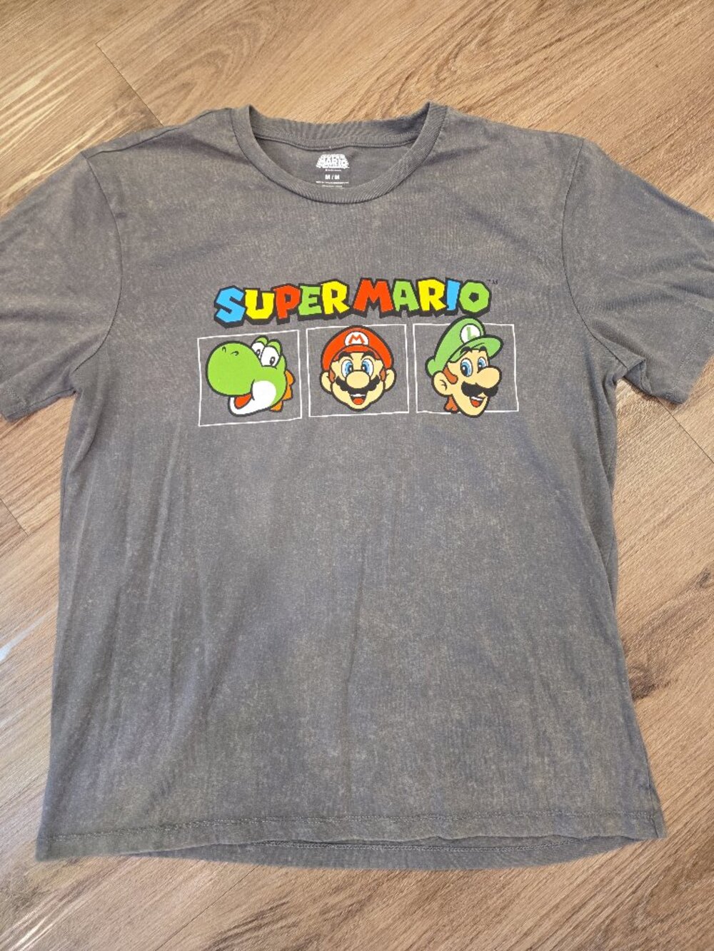 Nintendo Super Mario Crew Neck Short Sleeve T-Shirt
